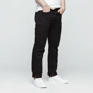 1083 JEANS DROIT 101 Coton Bio Denimoriginal Uni Noir Homme Achat 9