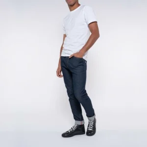 1083 JEANS SLIM 104 FUSELE Coton Bio Filidenim Flex Bleu Homme beauté 13