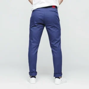 1083 CHINO AJUSTE 163 Coton Bio Filidenim Flex Uni Bleu Homme mode pas cher 8