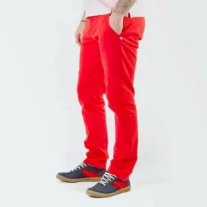 1083 CHINO AJUSTE 163 Coton Bio Filidenim Flex Uni Rouge Homme REMISE allant jusqu. 9