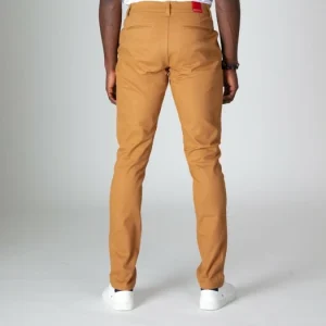 magasins pour 1083 CHINO AJUSTE 163 Coton Bio Filidenim Flex Uni Camel Homme 12