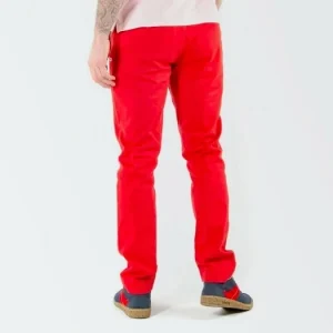 1083 CHINO AJUSTE 163 Coton Bio Filidenim Flex Uni Rouge Homme REMISE allant jusqu. 13