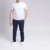 styles dernier cri 1083 CHINO AJUSTE 163 Coton Bio Filidenim Flex Uni Bleu Marine Homme 23