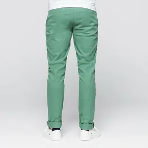 1083 CHINO AJUSTE 163 Coton Bio Filidenim Flex Uni Vert Tilleul Homme mode 10