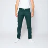 à prix réduits 1083 CHINO AJUSTE 163 Coton Bio Filidenim Flex Uni Vert Emeraude Homme 20