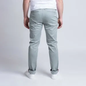 Boutique 1083 CHINO AJUSTE 163 Coton Bio Filidenim Flex Uni Vert De Gris Homme 12