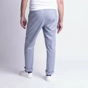 1083 CHINO CAROTTE 168 Coton Bio Pique Flex Bleu Homme acheter en ligne 14