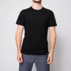 1083 T-SHIRT DROIT 304 UNI Coton Bio Noir Homme Satisfait ou Remboursé 14