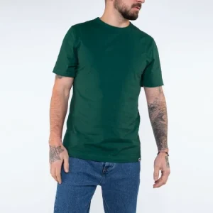 1083 T-SHIRT DROIT 304 UNI Coton Bio Vert Emeraude Homme site en ligne 9