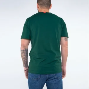 1083 T-SHIRT DROIT 304 UNI Coton Bio Vert Emeraude Homme site en ligne 13