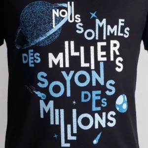 1083 T-SHIRT DROIT 324 TIME FOR THE PLANET Coton Bio Noir Homme REMISE allant jusqu. 11