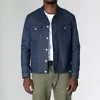 pas cher en vente 1083 VESTE DROITE 702 Coton Bio Superdenim Flex Indigo Brut Homme 20