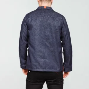 bas prix 1083 VESTE DROITE 781 INFINI HOPAAL Recyclee Superdenim Bleu Homme 16