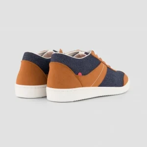 1083 SNEAKERS BASSES 903 Coton Bio Superdenim/marron Unisexe Meilleur Prix 10