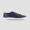 soldes 1083 SNEAKERS BASSES 911 Cuir Bleu Nuit Unisexe 11