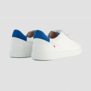 achetez 1083 SNEAKERS BASSES 912 Cuir Blanc/bleu Roi Unisexe 10