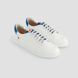 achetez 1083 SNEAKERS BASSES 912 Cuir Blanc/bleu Roi Unisexe 8