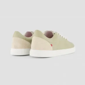 boutique en france 1083 SNEAKERS BASSES 912 Cuir Olive/beige Unisexe 12