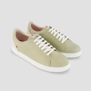 boutique en france 1083 SNEAKERS BASSES 912 Cuir Olive/beige Unisexe 10