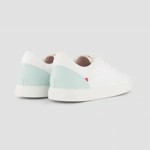 le grand escompte 1083 SNEAKERS BASSES 912 Cuir Blanc/vert D’eau Unisexe 12