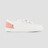 se précipiter pour acheter 1083 SNEAKERS BASSES 913 Cuir Blanc/corail Unisexe 19