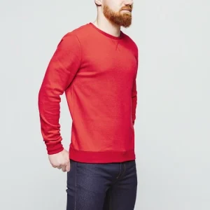 1083 SWEAT 303 BOB LA GENTLE FACTORY Coton Recycle Rouge Homme online boutique 10