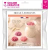 qualité supérieure Graine Créative Moule Bougie Moule Pour Fondants à Bougie – Fleurs – 4 Pcs 17