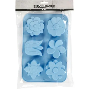 Creativ Company Moule Silicone Loisirs Créatifs – Fleurs – 6 Motifs magasin pour 7